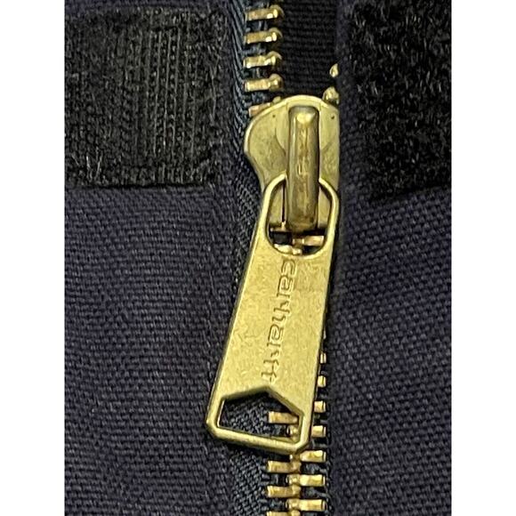 Large Tall Carhartt Arctic C003 Quilt Lined Blue Duck Jacket Chore Zipper Heavy - Picture 8 of 13
